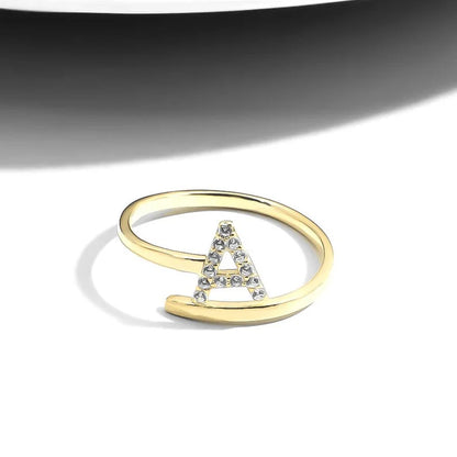 Forever Yours Initial Ring