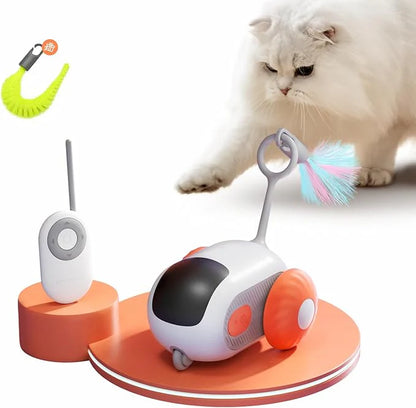 Playful Interactive Cat Chase Toy Car⁠