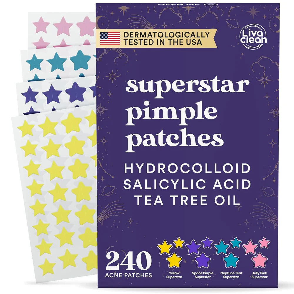 Acne Pimple Patches 5 Color Star Shaped