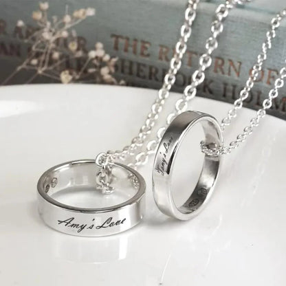 Sterling Silver Ring Necklace