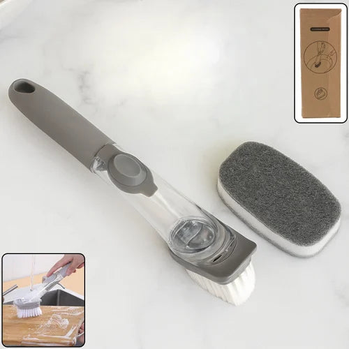 2-in-1 Soap Dispensing Cleaning Brush
