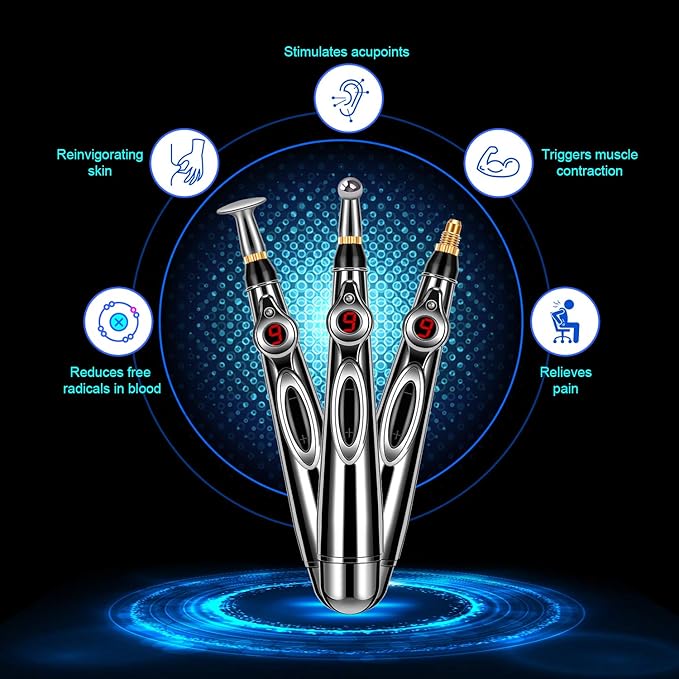 Electric Acupuncture Point Massager Pen