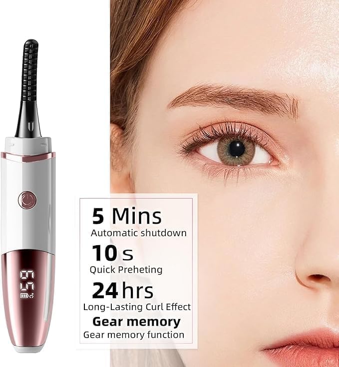 Rechargeable Electric Lash Curler With Eyelash Separator