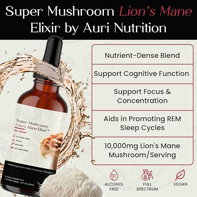 Super Mushroom Lion's Mane Elixir