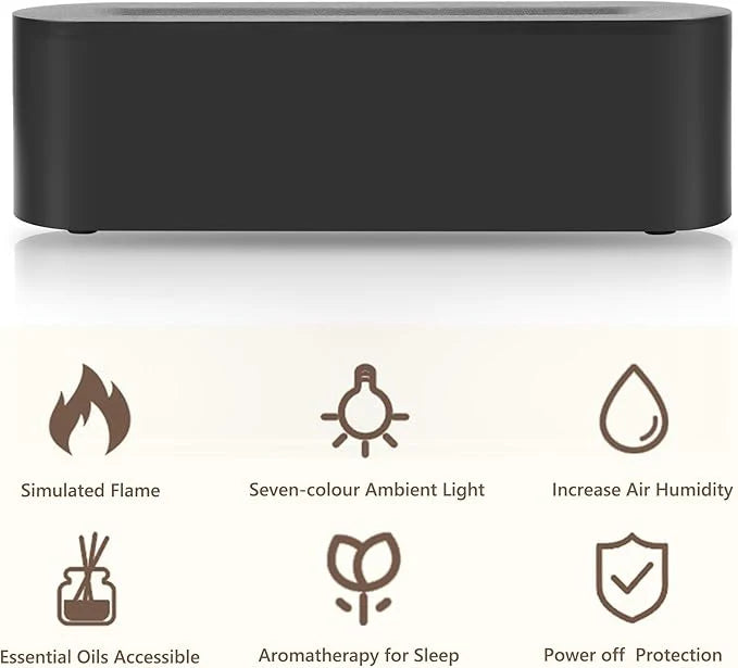 Flame Humidifier With Essential Oil