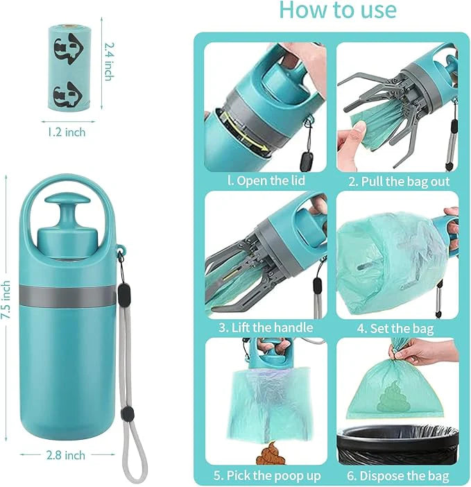 Dog Pooper Scooper Portable Claw