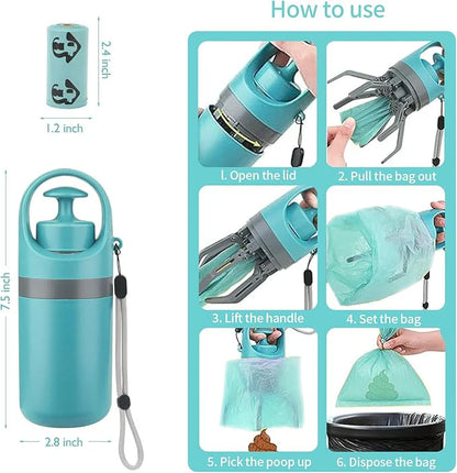 Dog Pooper Scooper Portable Claw
