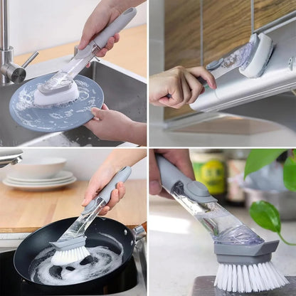 2-in-1 Soap Dispensing Cleaning Brush
