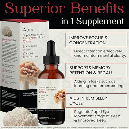 Super Mushroom Lion's Mane Elixir