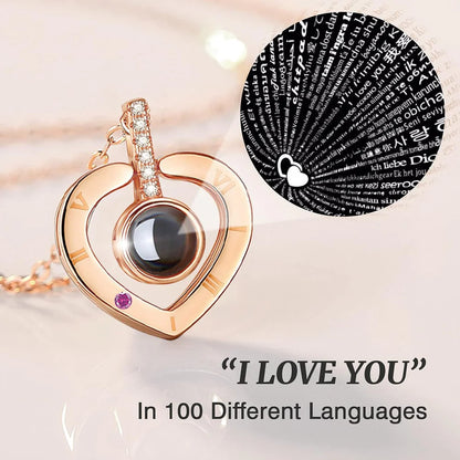 Eternal Rose With Necklace