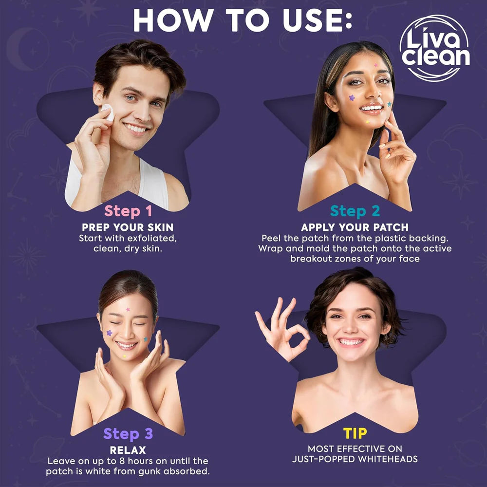 Acne Pimple Patches 5 Color Star Shaped