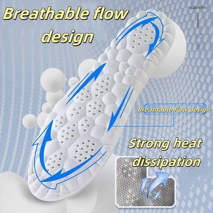White Memory Foam Shoe Insole