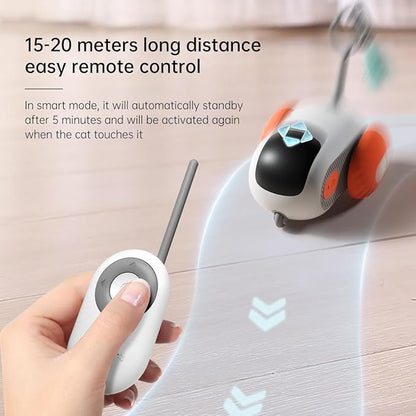 Playful Interactive Cat Chase Toy Car⁠