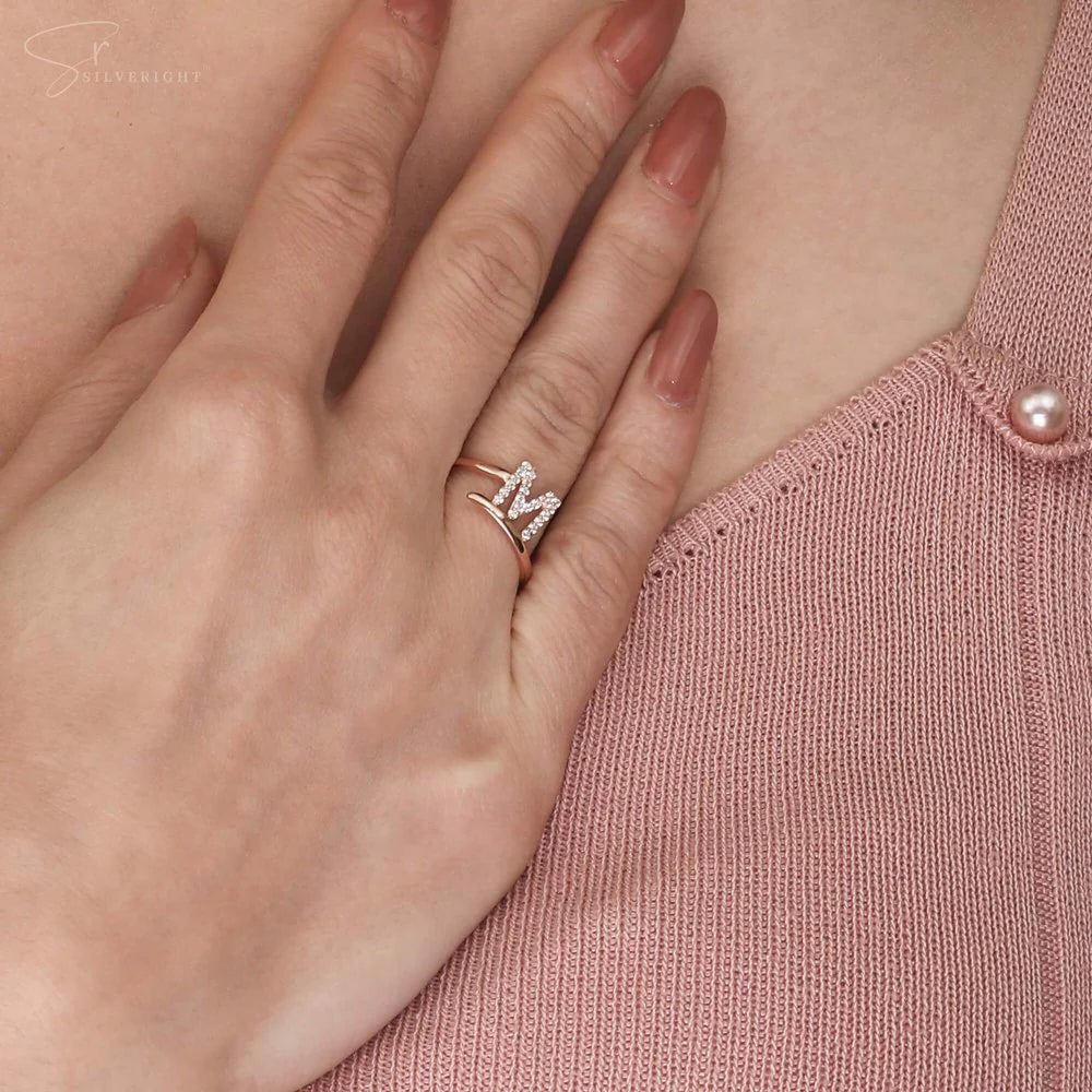 Forever Yours Initial Ring