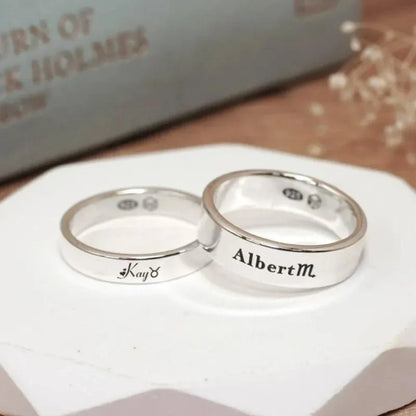 Sterling Silver Ring Necklace