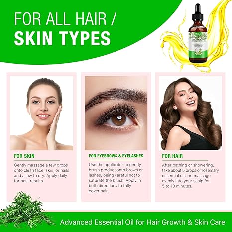 Rosemary+Fenugreek Herbal Hair Growth Oil