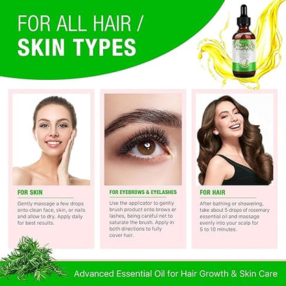 Rosemary+Fenugreek Herbal Hair Growth Oil