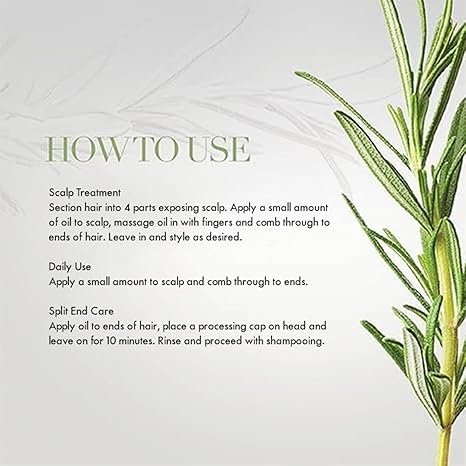 Rosemary Mint Scalp & Hair Strengthening Oil