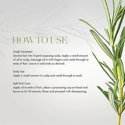Rosemary Mint Scalp & Hair Strengthening Oil