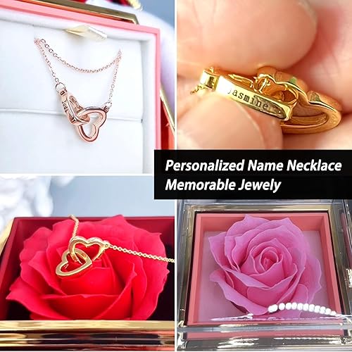 Eternal Harmony & Intertwined Hearts Personalized Necklace