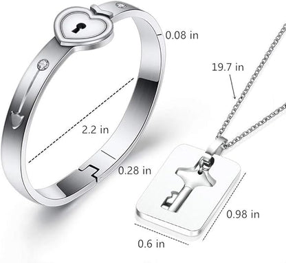 Heart Lock Bracelet