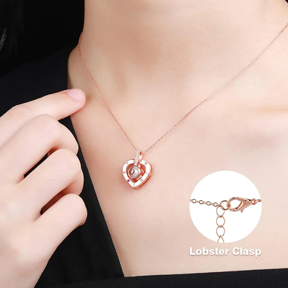 Eternal Rose With Necklace
