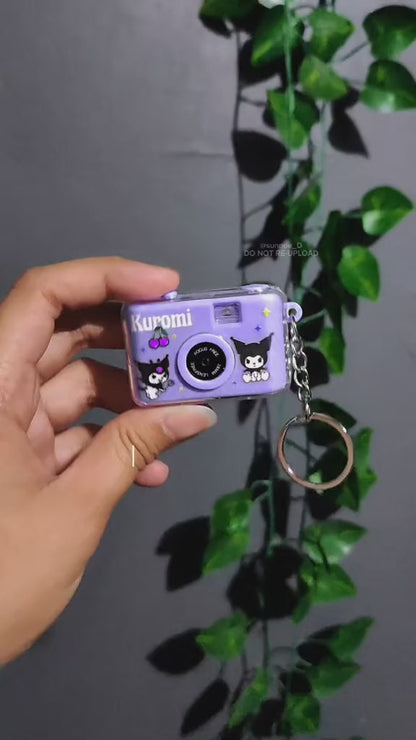 Cartoon Mini Keychain Camera