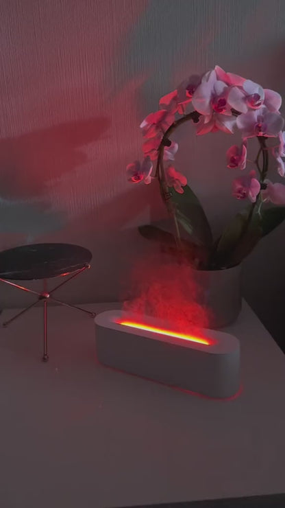 Flame Humidifier With Essential Oil