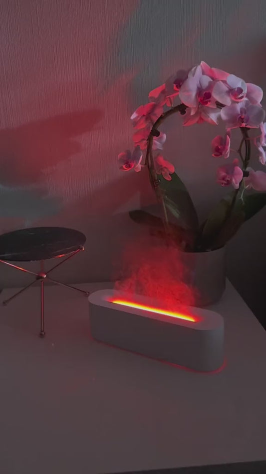 Flame Humidifier With Essential Oil