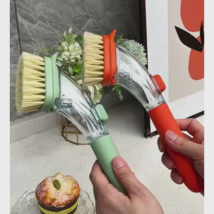 2-in-1 Soap Dispensing Cleaning Brush